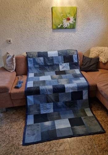 Patchworkdecke handarbeit - patchworkdecke,