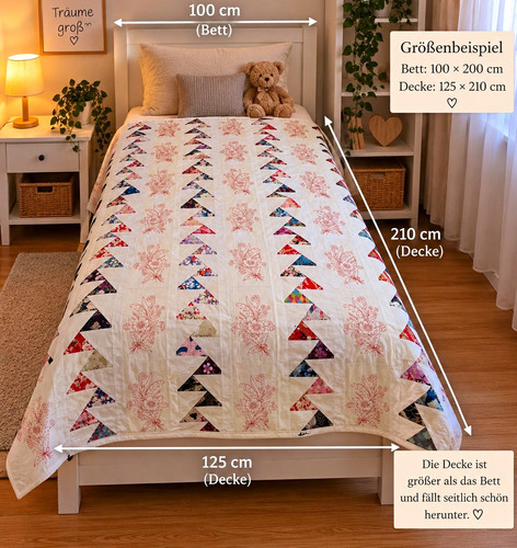 Handgemachte patchworkdecke - handgemachte,