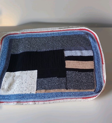Decke gehäkelt 108x88 - gehäkelt, cm
