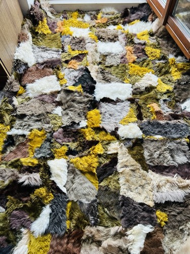 Toscaner lammfell decke bunt - toscaner,