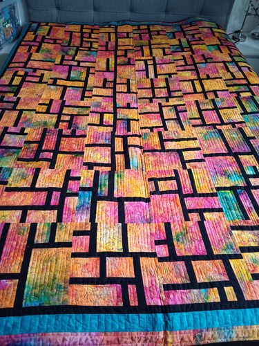 Patchwork decke 150x200cm - patchwork,