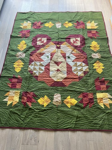 Patchwork tagesdecke bär - patchwork,