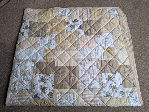 Gesteppte patchwork tagesdecke - patchwork,