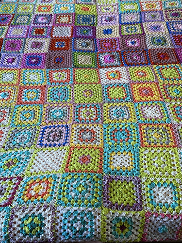 Gehäkelte granny square - gehäkelte, granny-square