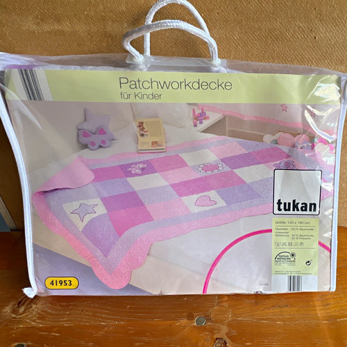 Tukan babydecke patchwork - tukan,